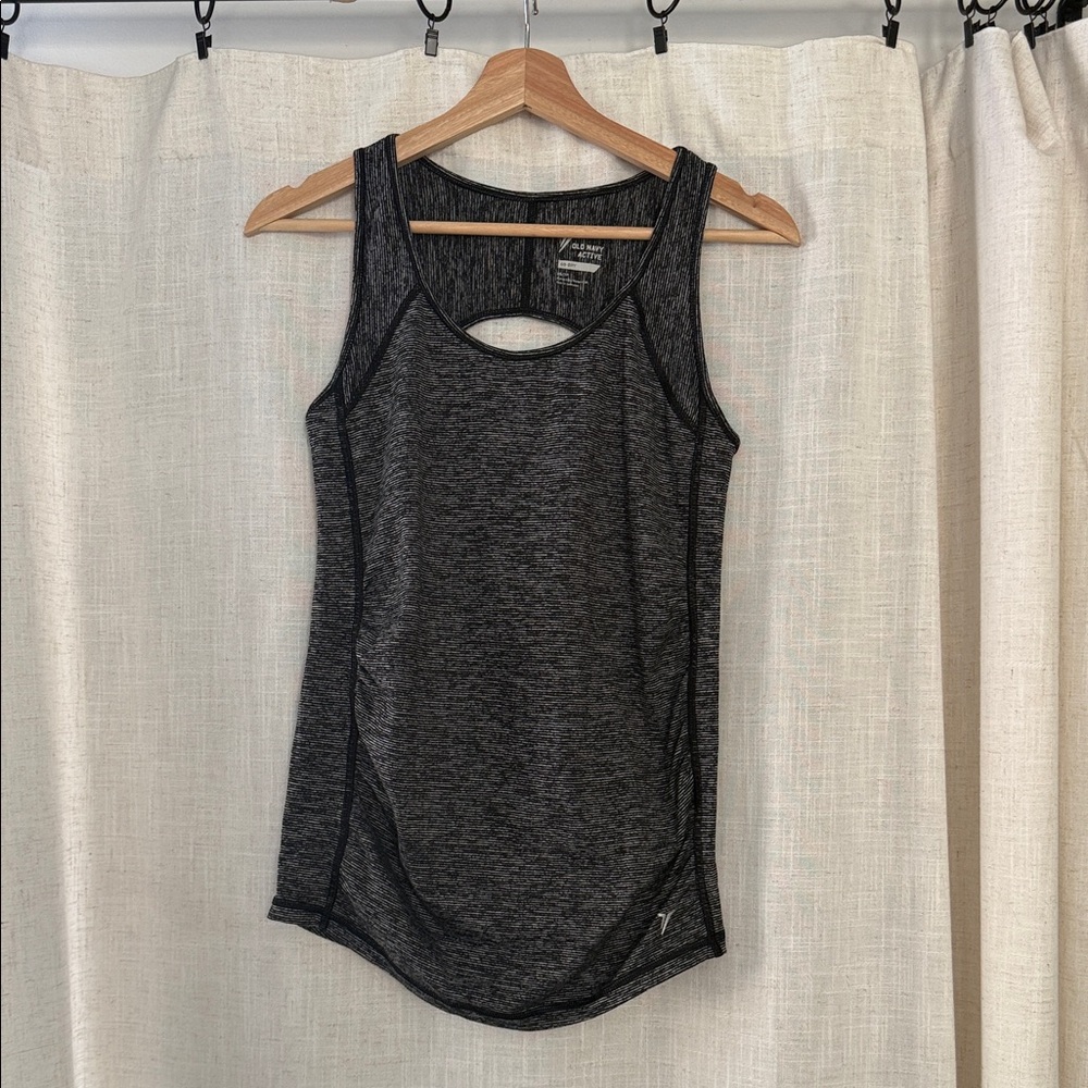 Old Navy xs maternity Charcoal Gray fitness Tank Top